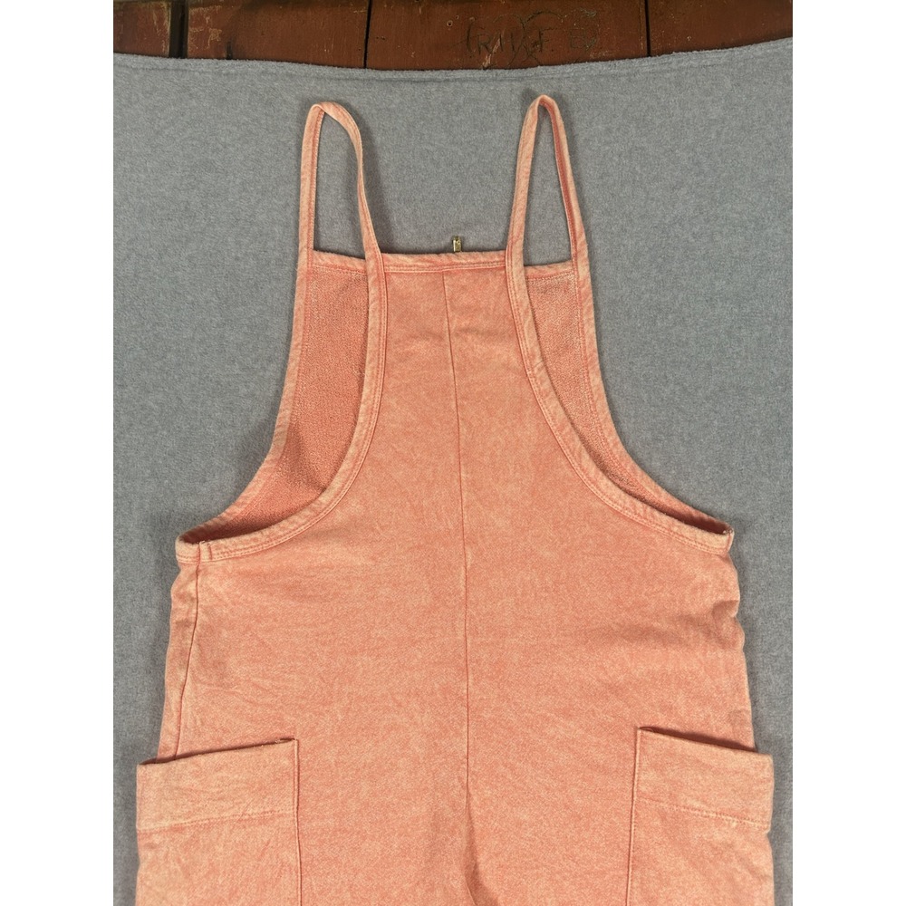 FP Movement Jumpsuit Hot Shot Mineral Wash Large Orange Relaxed Fit - Picture 8 of 11